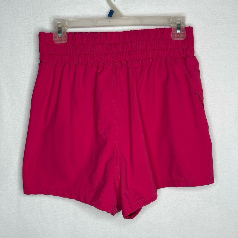 FP Movement Shorts Fuchsia Pink High Rise Running Womens Medium Athletic EUC